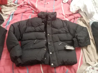 Anorak Bosker Negro Plumas sin usar