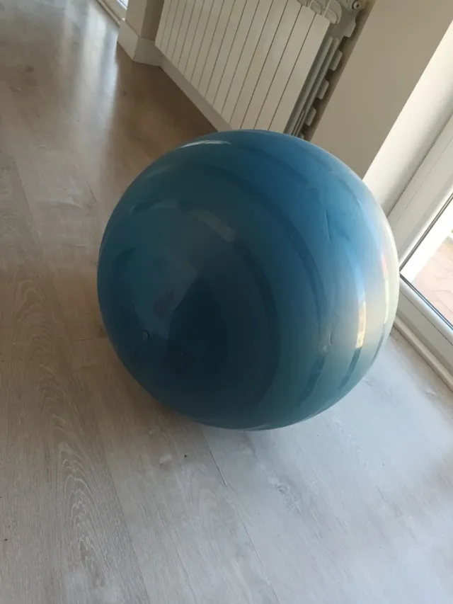 Pelota de ejercicio azul