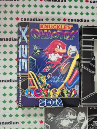 Knuckles' Chaotix Sega 32X