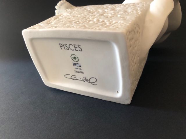 Statuetta Royal Copenaghen segno zodiaco Pesci