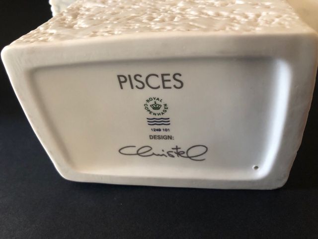 Statuetta Royal Copenaghen segno zodiaco Pesci