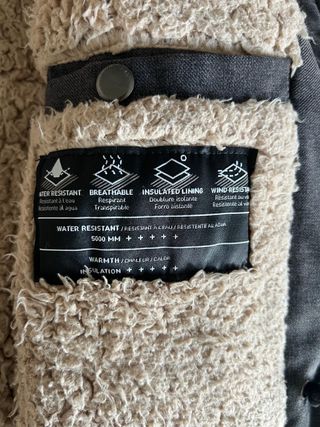 Chaqueta Parka Volcom Gris Hombre