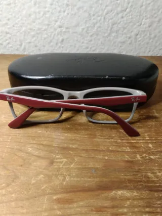 Montura de gafas Ray-Ban roja