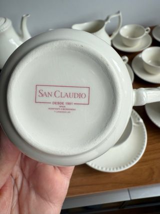 Juego de café San Claudio porcelana