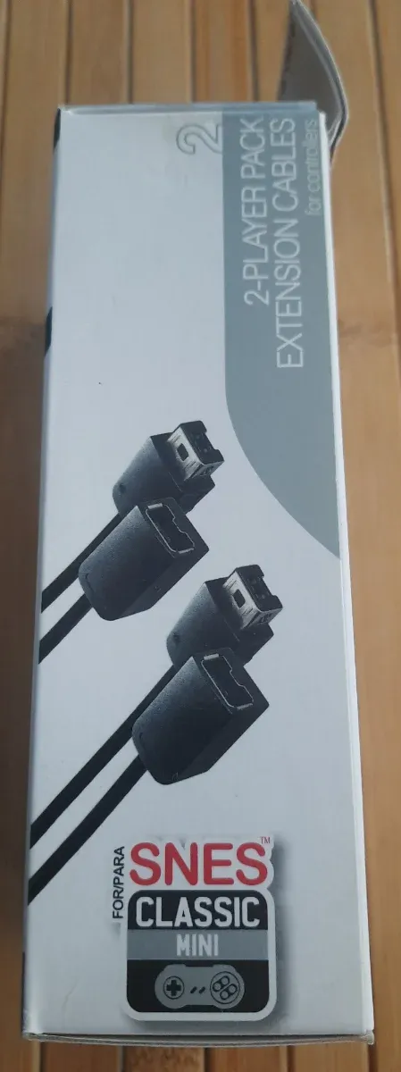 Cables Extensión SNES Classic Mini 1.5m (2uds)