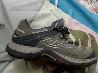 Zapatillas Trekking Salomon Gris/Verde