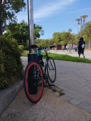 Bicicleta Fixie simple speed