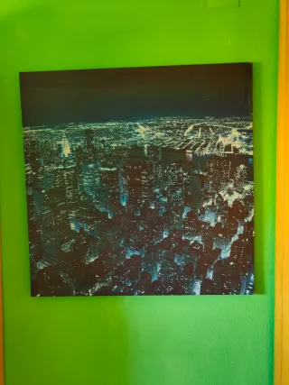 Cuadro Nueva York Noche