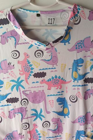 Pijama Verano Dinosaurios Multicolor