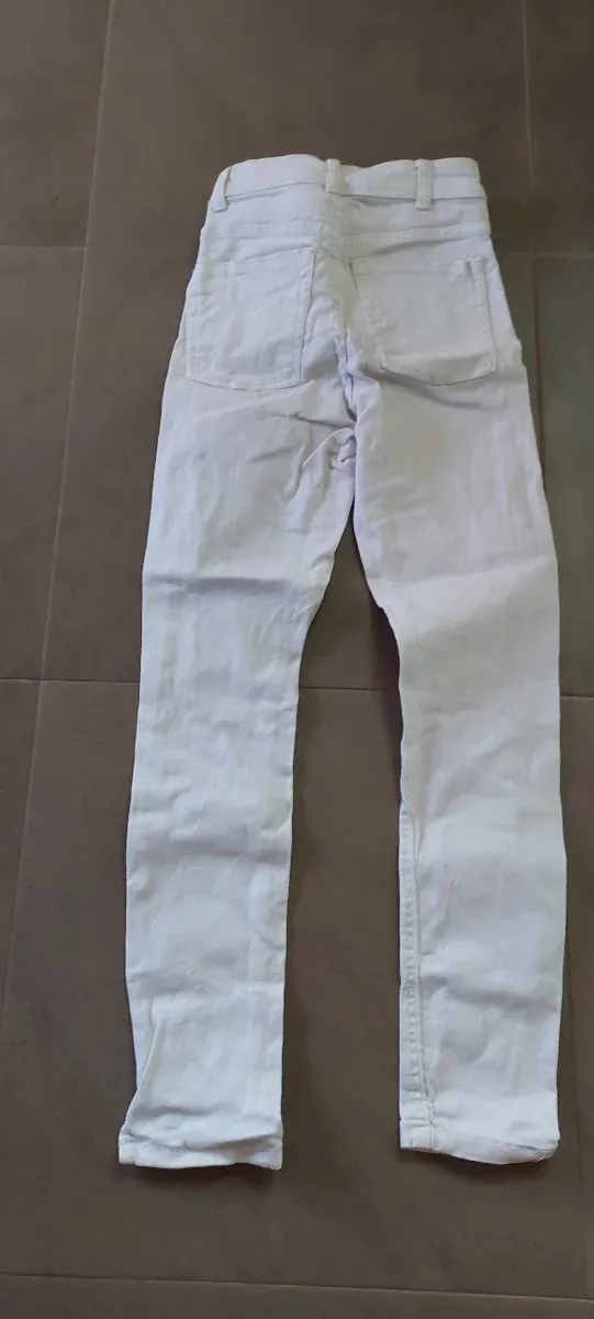 Pantalón vaquero blanco