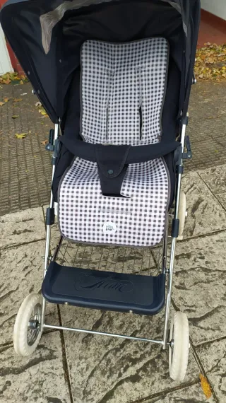 Silla de paseo bebé azul