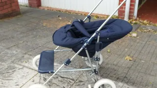 Silla de paseo bebé azul