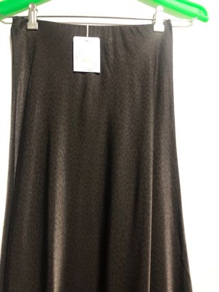 Falda larga satinada TU talla única