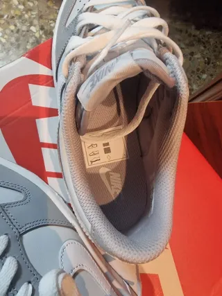 Nike Dunk Gris y Blanco Talla 36