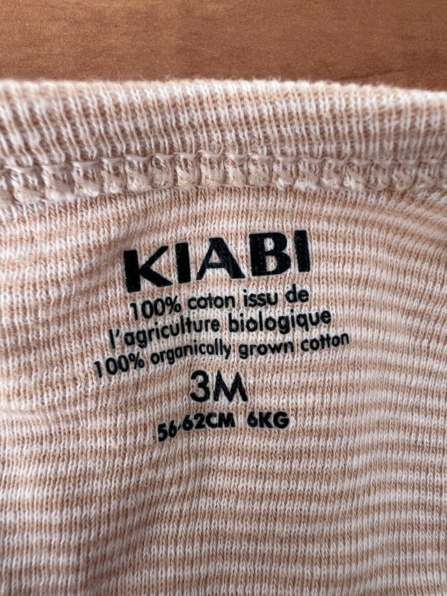 Body Kiabi 3 meses rayas