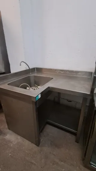 Fregadero industrial acero inoxidable