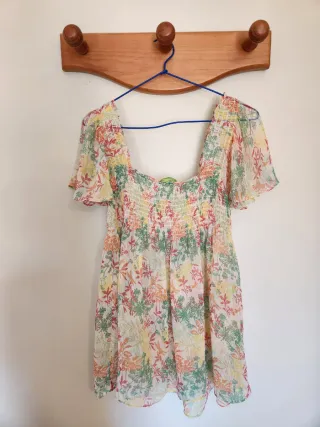 Blusa floral multicolor