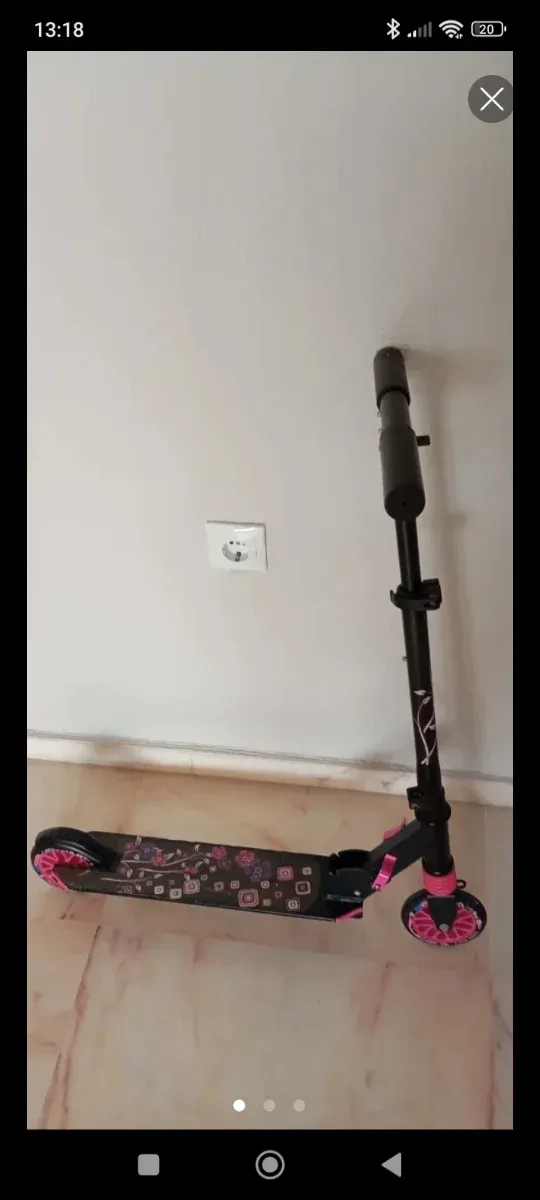 Patín aluminio como nuevo para niños niñas