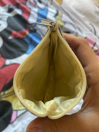 Monedero étnico con cremallera