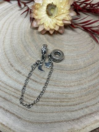 ✨Cadena seguridad Estrella y Luna