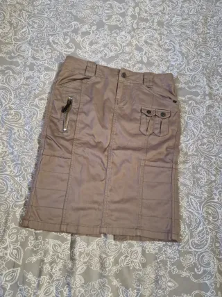 Gonna tubino beige tg 42