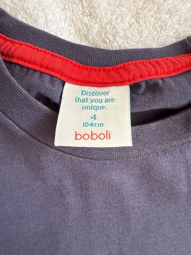 Conjunto Boboli T4 niño camiseta moto