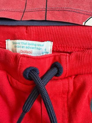 Conjunto Boboli T4 niño camiseta moto