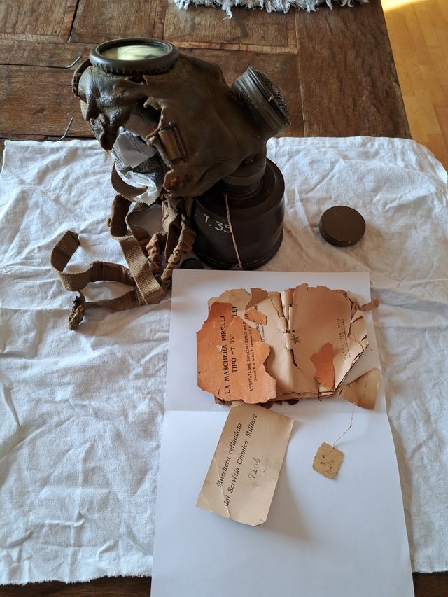 Maschera militare Pirelli T.35