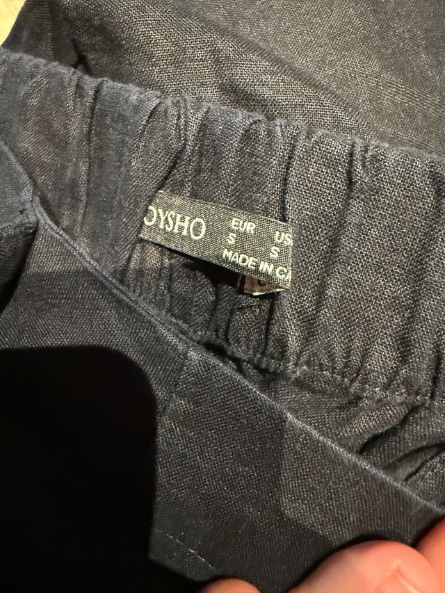 Pantalón Oysho Talla S Negro