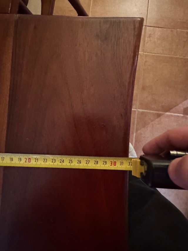 Cajonera de madera maciza 4 cajones