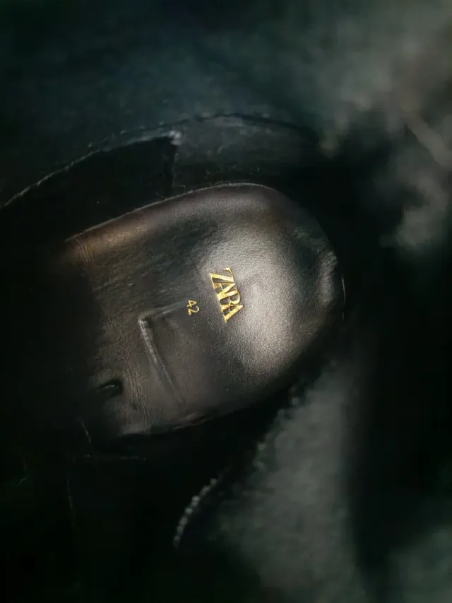 Botines piel Zara T.42