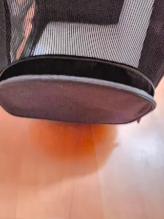 Transportín Perro Carro y Mochila Negro t. Peq-med