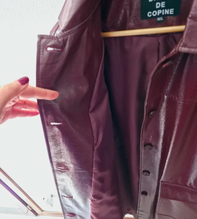 Trench DRÔLE DE COPINE Bordeaux/Burgundi M/L