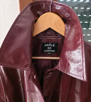 Trench DRÔLE DE COPINE Bordeaux/Burgundi M/L