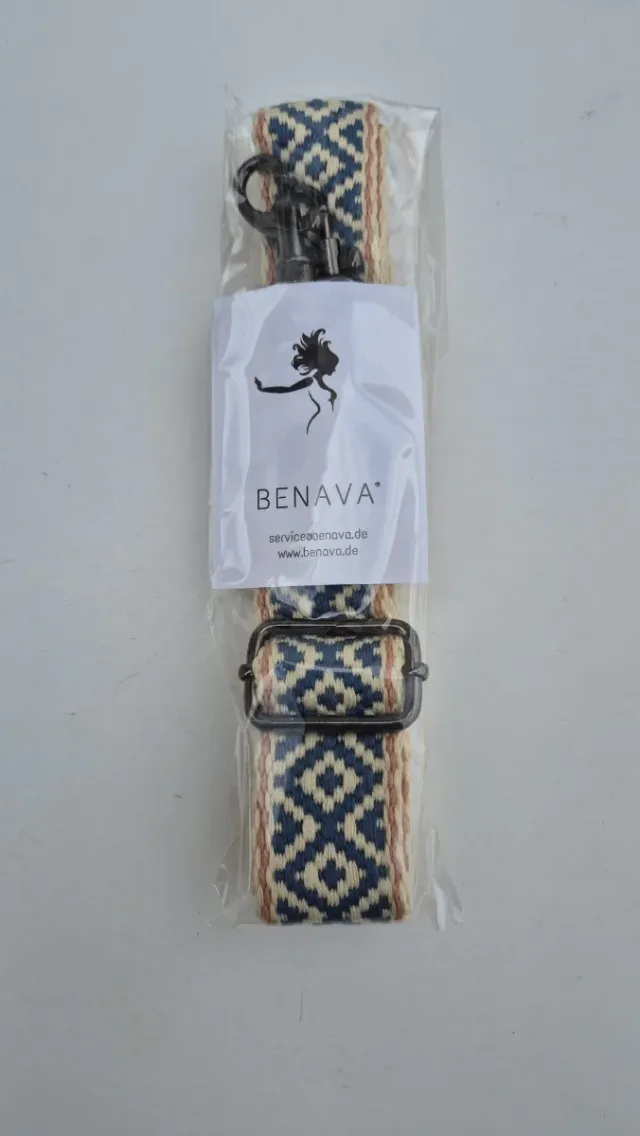 Correa BENAVA 130 cm Beige/Azul
