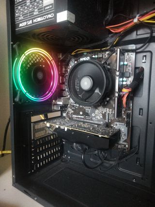 Pack Torre PC Gaming Negra con RGB