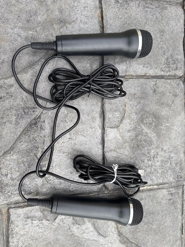 2 Micrófonos USB Negros