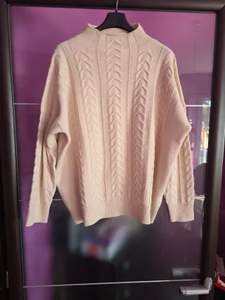 Maglione donna beige