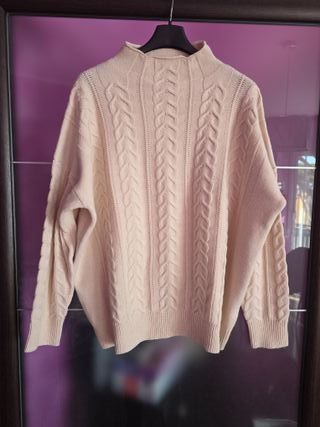 Maglione donna beige