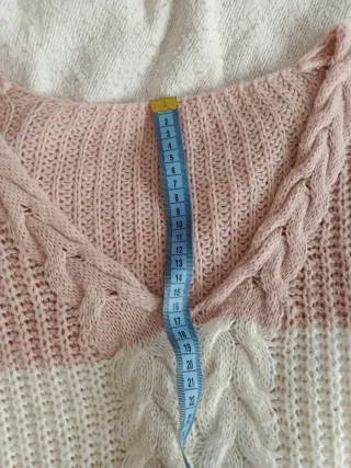 Jersey trenzado tricolor