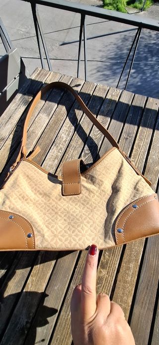 Borsa tracolla patchwork floreale