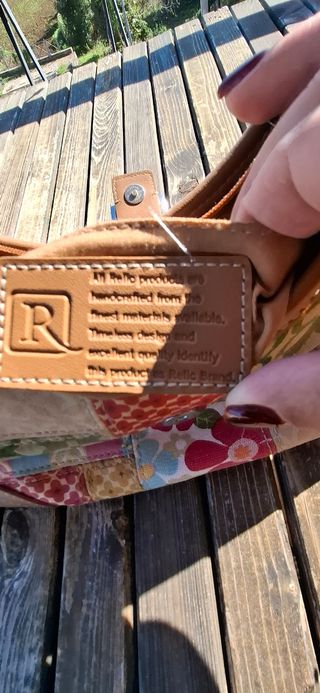 Borsa tracolla patchwork floreale