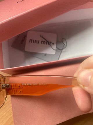 Gafas de sol Miu Miu Peach