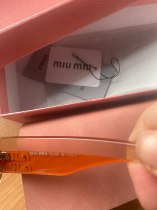 Gafas de sol Miu Miu Peach