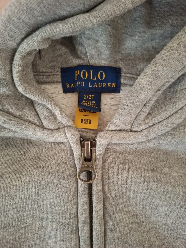 Chaqueta Ralph Lauren Talla 2 Años Gris