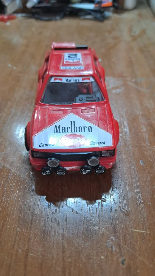 Audi Quattro Rojo Coche scalextric