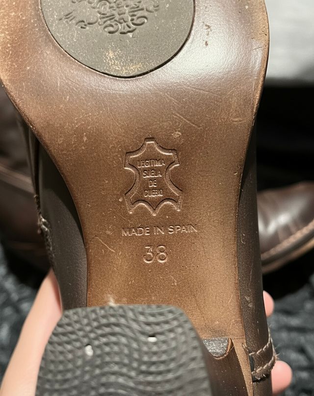 Botas Neosens Piel Marrón Talla 38