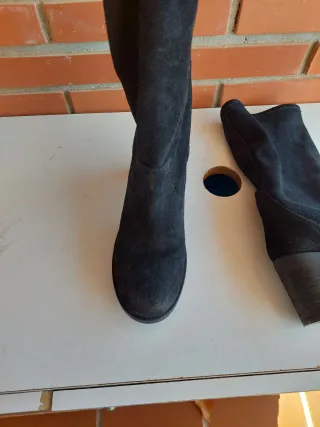 Botas de ante negras mujer