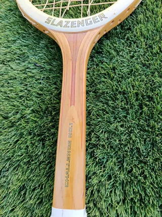 Raqueta Tenis Madera Slazenger