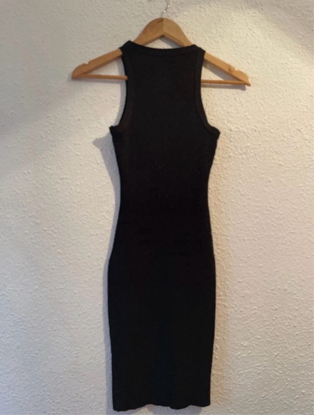 Vestido negro ajustado talla única